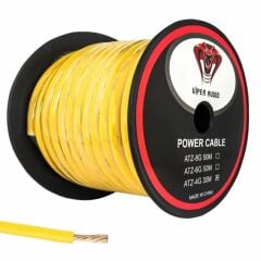 VİPER AUDIO ATZ-4G Oto Anfi Tesisat Kablosu Silikon 4GA 30 Metre Sarı