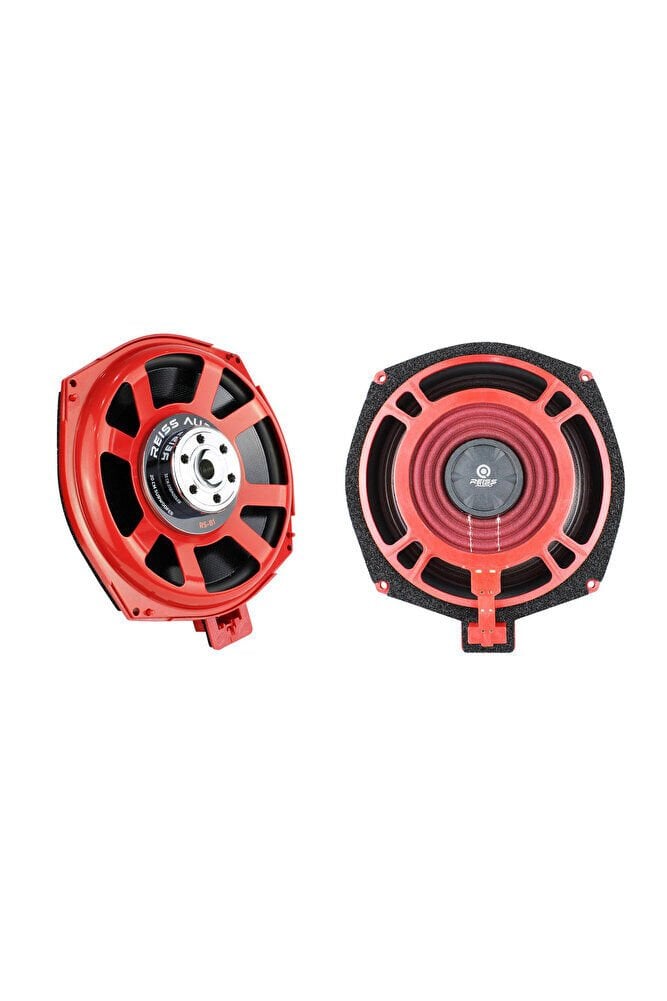 Reiss Audıo RS-B1 Size 8 Inch 20 Cm Bmw Sağ-Sol Koltuk Altı Subwoofer Takımı (Paketi Çiftlidir)