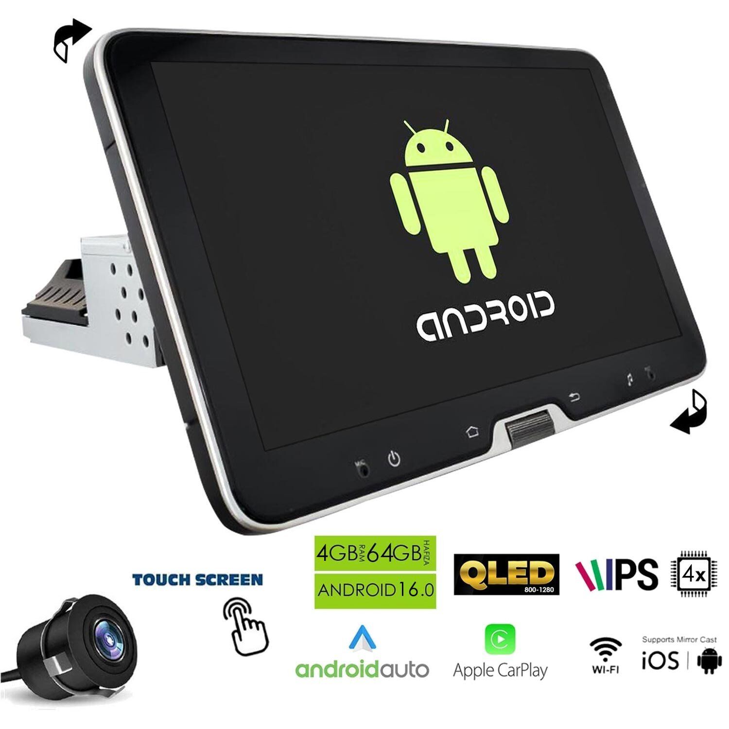 TWOGO GO-İ1008 Tablet Multimedya Android 10.1 İnç 4+64GB Oynar Başlık And16