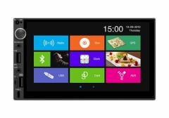 Twogo Go-i3356 Double Teyp 7 Inch Ekran Yansıtma 4*50W USB/BT/SD/FM/AUX Geri Görüş Kamerası