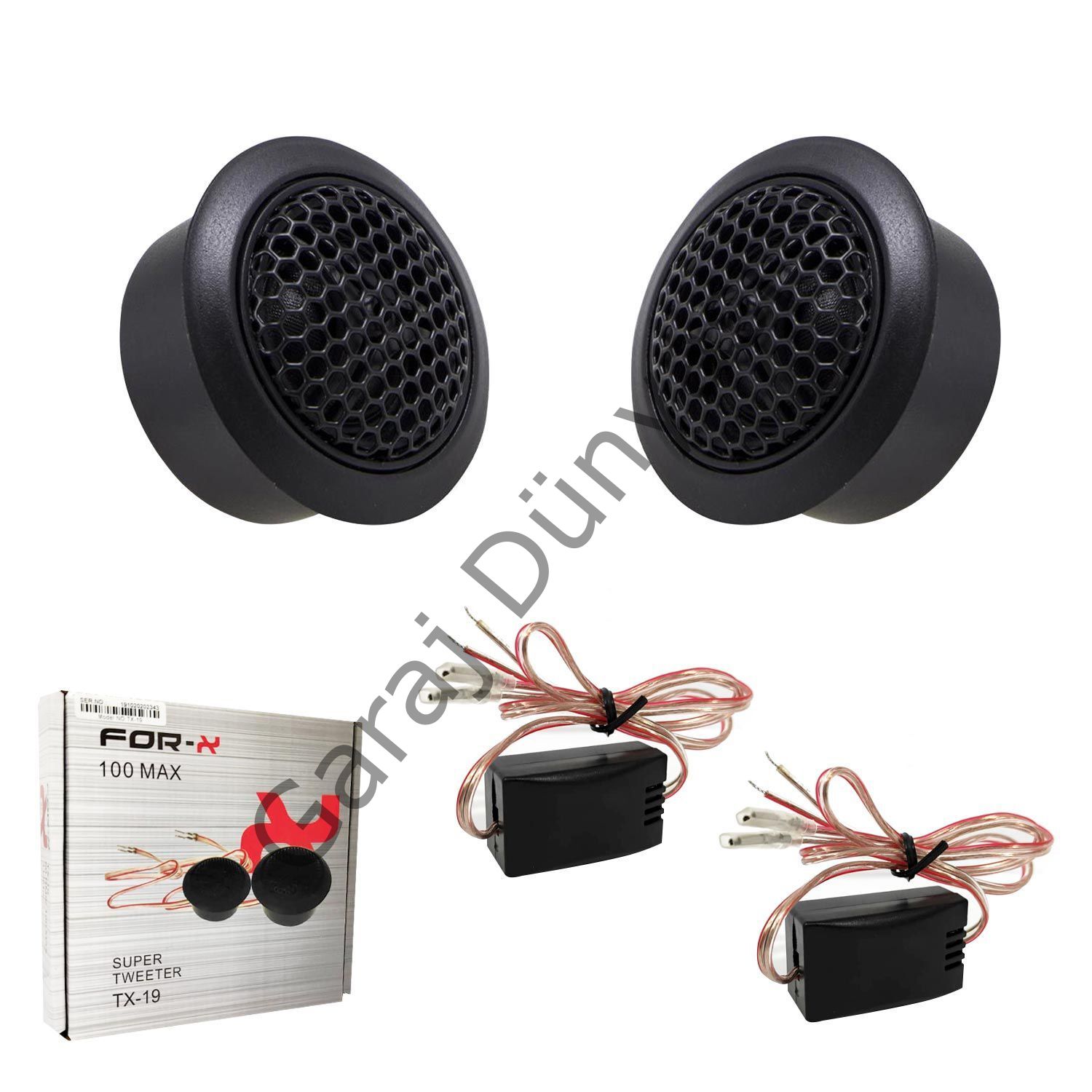 FOR-X TX-19 TWEETER 100 Watt 50 Watt RMS (2) ADET