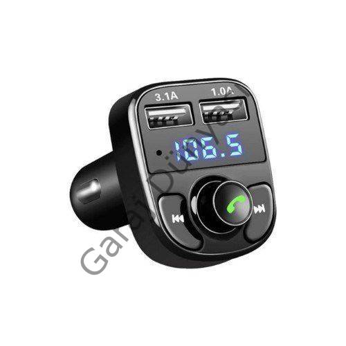 Torima X8 Fm Transmitter BT/USB/MP3/MicroSD Kart Çakmaklık Girişli Kablosuz Müzik Çalar Araç Kiti