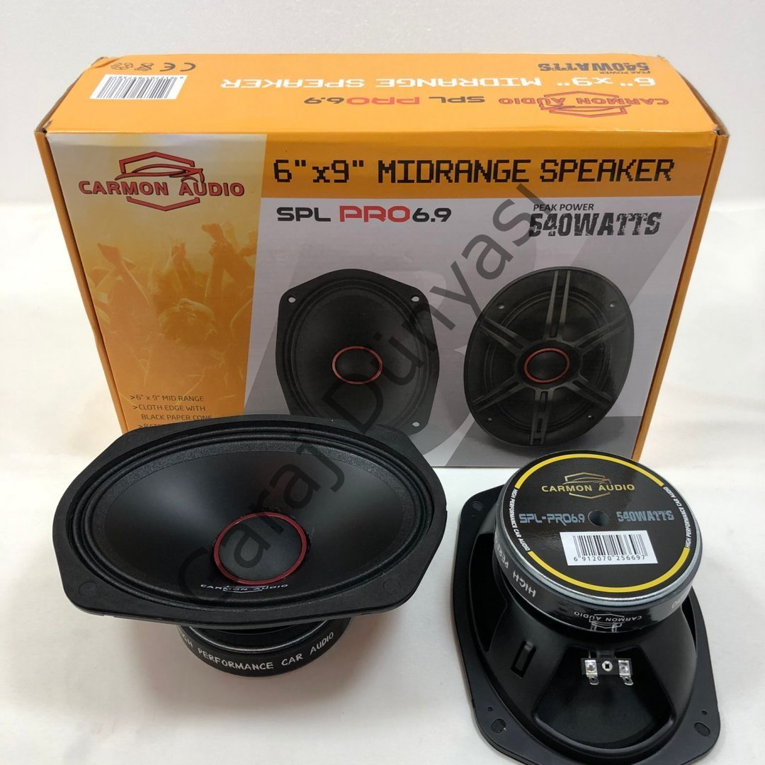 Carmon Audio Spl Pro 6.9 Oval Midrange 6''x9'' Hoparlör