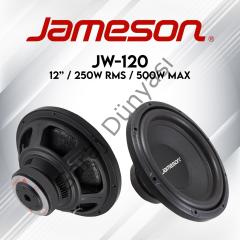 Jameson Jw-120 30 Cm 500W 250W Rms Subwoofer Oto Bass Hoparlör