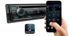 Kenwood KMM-BT358 3 Anfi Çıkışı Bluetooth'lu Oto Teyp Kenwood Türkiye Garantili