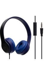 Borofone BO5 Hi-Fi Stereo Mikrofonlu Kablolu Kulak Üstü Kulaklık - 40mm Sürücülü, 3.5mm Jack Girişli (Mavi)