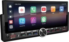 Edison ED 680CA 6.86 İnç Kablosuz Multimedya Tek Din Kasa Carplay Android Auto DSP USB SD BT Radyo
