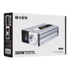 S-LİNK SL-300W Çakmak Power İnverter 12V 300W