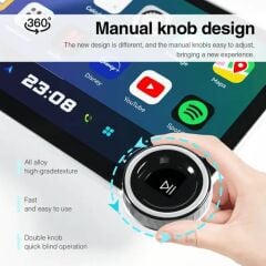 Navigold Stonex Universal Diamond 2K Android Çift Düğme 4+64GB CarPlay Android Auto QLED DSP Wi-Fi