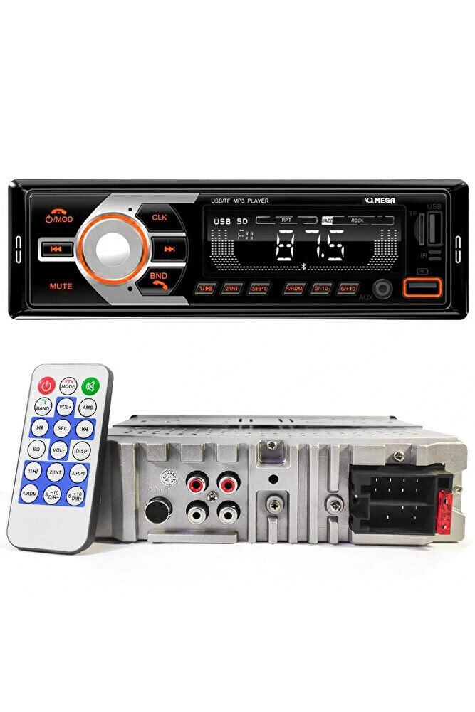 Mega Vm-420 Oto Teyp 4x60 Watt Bluetooth 2xusb Sd Fm Aux 7 Renk Ekranlı