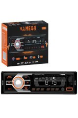 Mega Vm-420 Oto Teyp 4x60 Watt Bluetooth 2xusb Sd Fm Aux 7 Renk Ekranlı