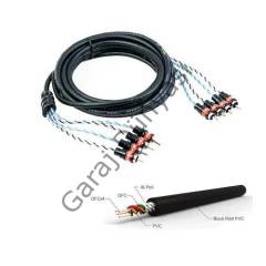 For-X X-1144 Dörtlü Rca Kablo