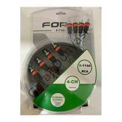 For-X X-1144 Dörtlü Rca Kablo