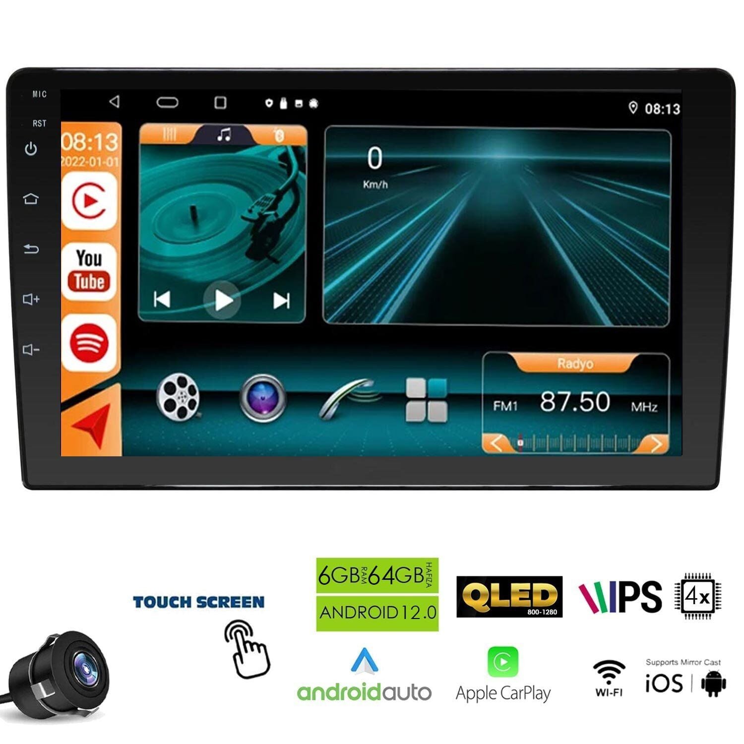 Navimex 609 Tablet Multimedya Android 9 İnç 6+64GB