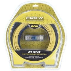 For-X Xy-8Kit 8Ga Profesyonel Oto Anfi Kablo Seti