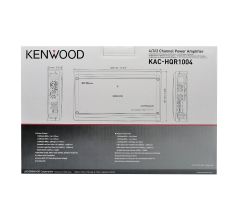 Kenwood Kac-Hqr1004 4 Kanal Oto 1200W Amplifikatör