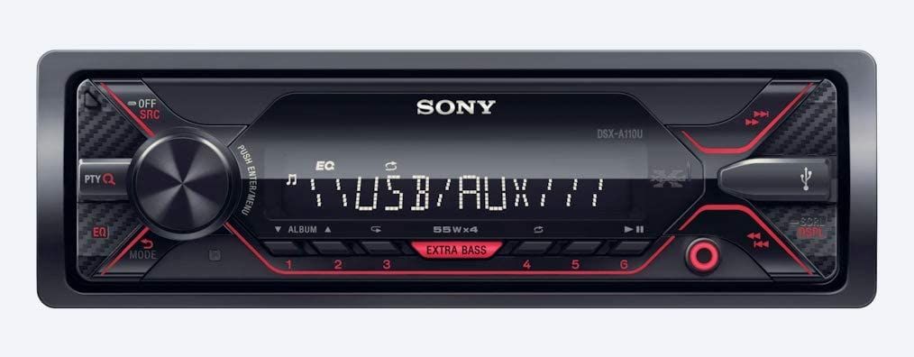 Sony DSX-A110U Araba Stereo USB/AUX/FM, Siyah