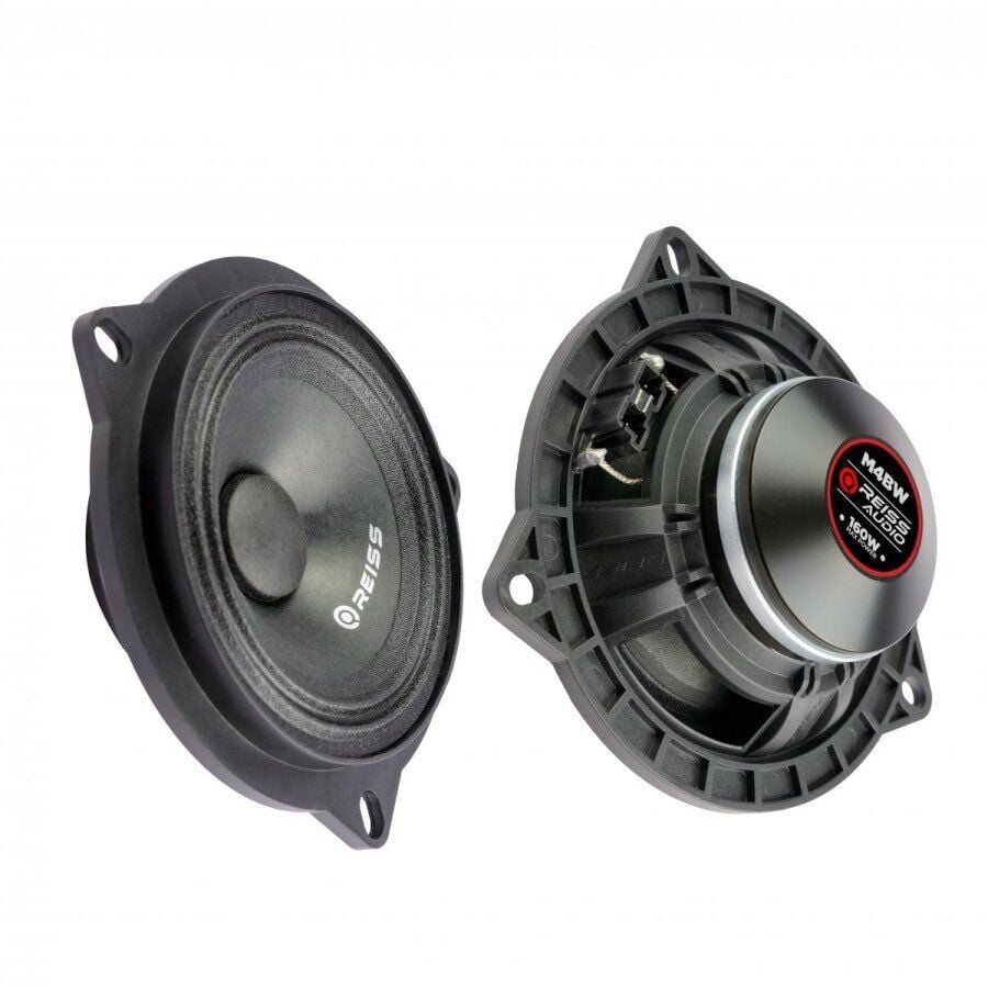 Reiss Audio RS-M4BW 10 Cm Midrange Hoparlör Neodyum Mıknatıs BMW Araçlara Uyumlu E90 F10 F20 F30