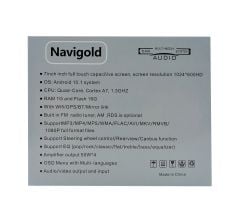 Navigold Stonex 710 7” 10.1 Android Double Oto Teyp Geri Görüş Kamerası Hediyeli