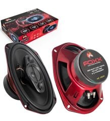 FOXX FX-CX69 Oto Koaksiyel Hoparlör Oval 6X9 İnç 900 Watt Tweeterli Kapaklı 2 Adet
