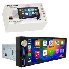MEGAVOX MGX-MP686 Oto Teyp Single Dın 6.9 İnç 4X55W Bluetooth Mirrorlink