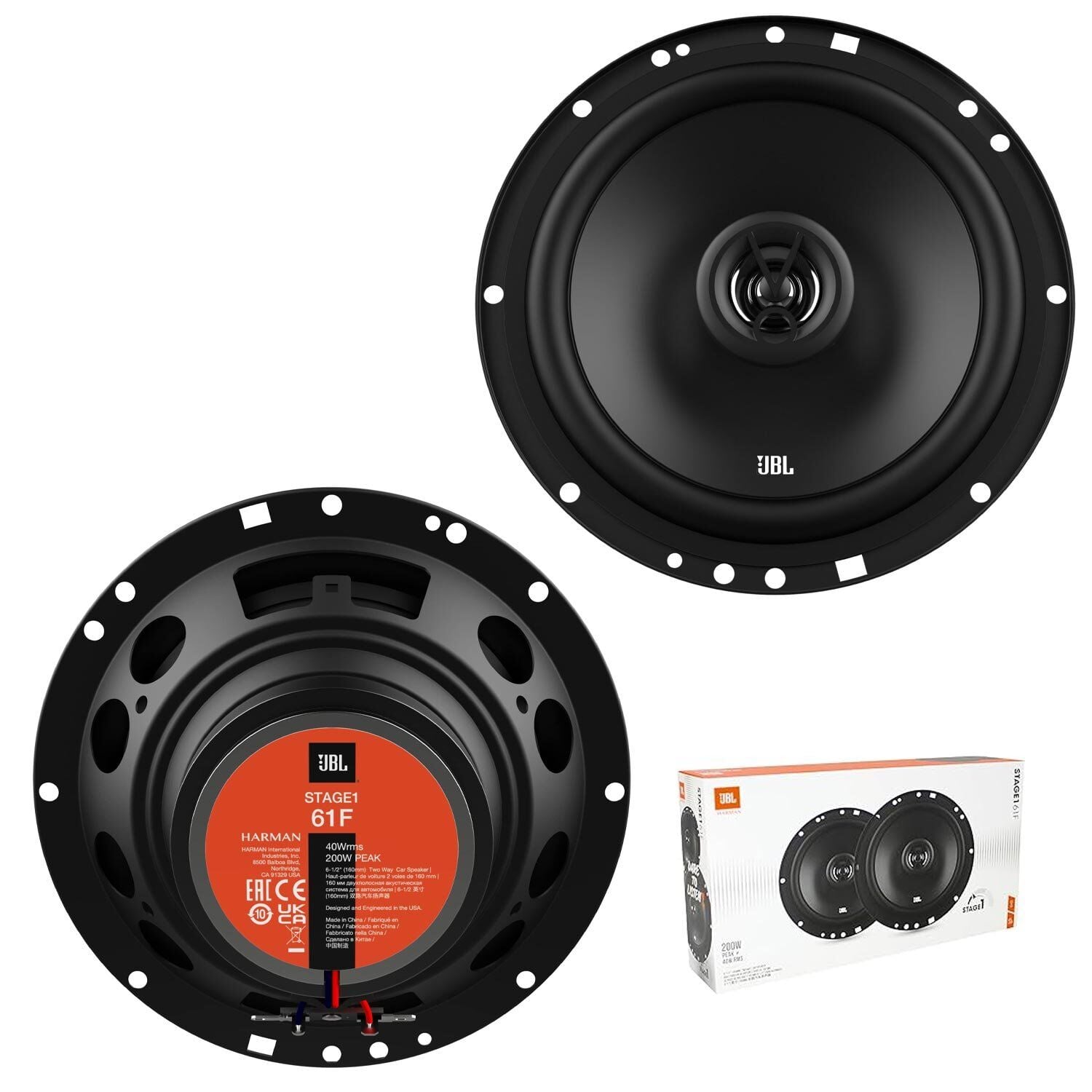 JBL STAGE1 61F Koaksiyel Hoparlör 16cm Tweeterli 2 Yollu 400 Watt 2 Adet