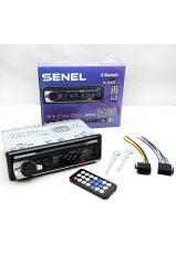 ŞENEL S-520 Oto Teyp 4X50 Watt Bluetooth Mobil Aplikasyon 2xUsb Sd Fm Aux 7 Renk Ekranlı