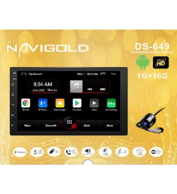 Navigold DS-649 7'' 1GB Ram 16 GB Hafıza Kameralı BT/USB/WİFİ/GPS Mirrorlink