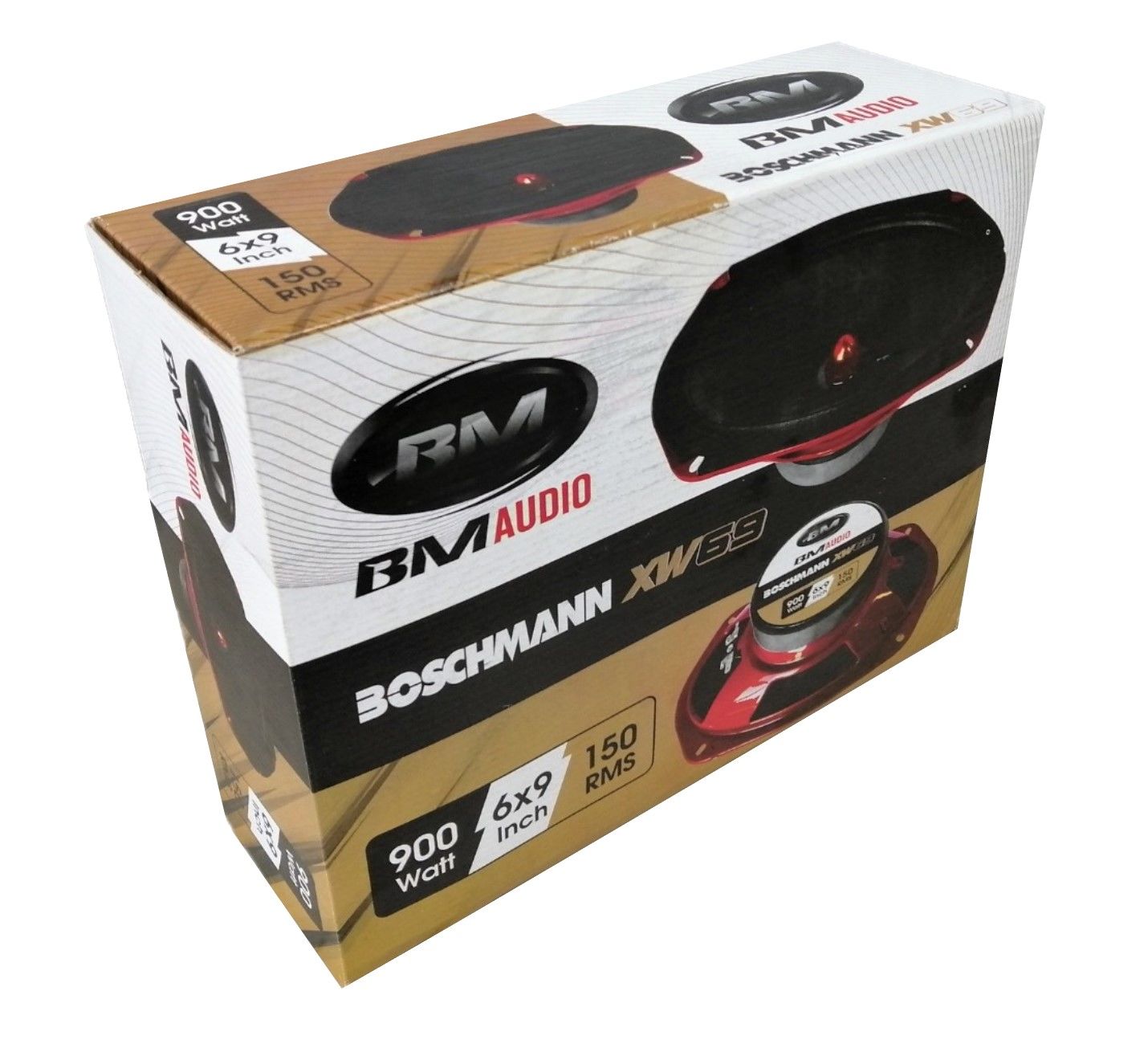 BM Audio Boschmann XW69 Oval Midrange Kurşun Göbek 150 RMS