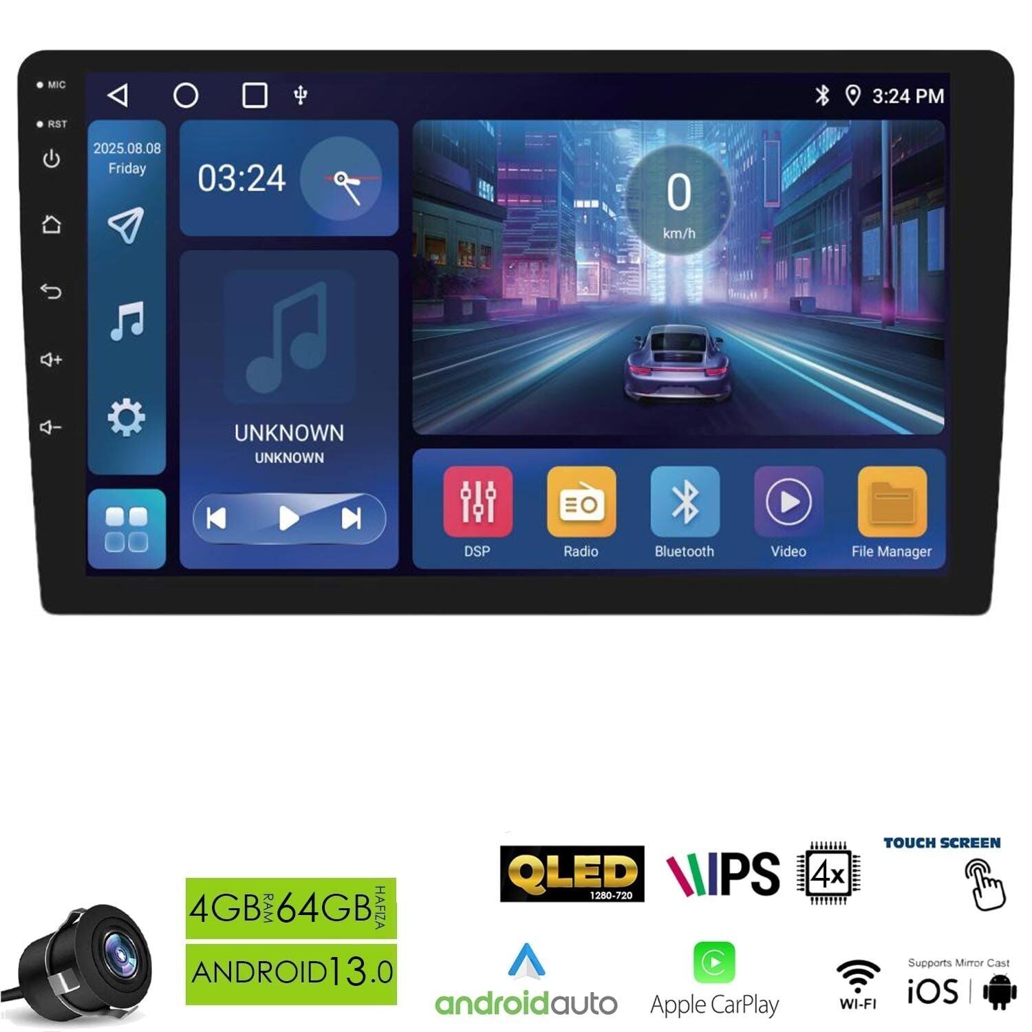 NEWFRON NF-L900U Android Araç Multimedya 9 inç 4+64GB 4 Çekirdek