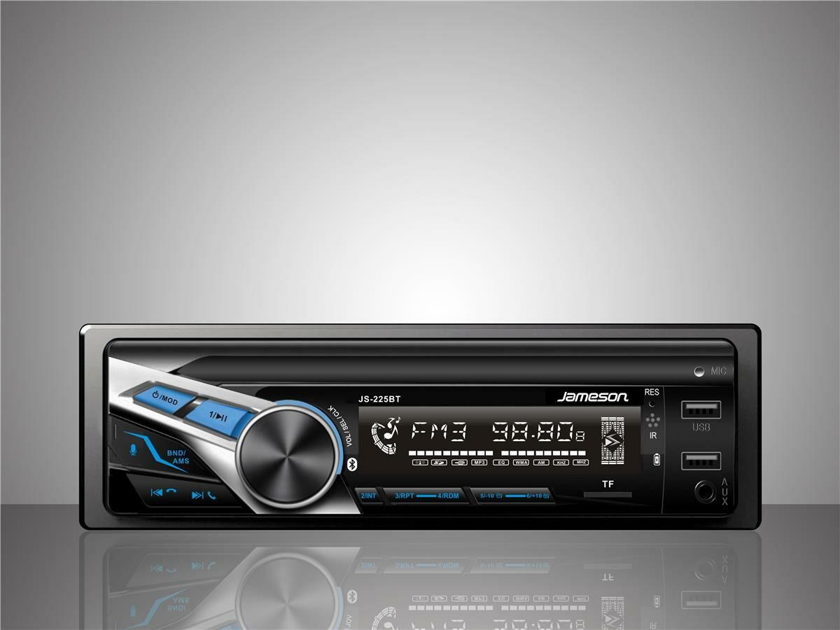 Jameson Js-225bt Bluetooth Usb/sd/radıo Oto Teyp Çift Anfi Çıkışlı Kumandalı