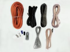 Boschmann 4 Ga Kalın Profesyonel Oto Amfi Tesisat Kablo Seti