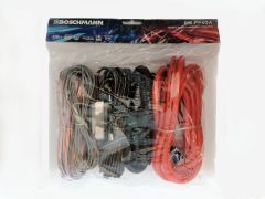 Boschmann 4 Ga Kalın Profesyonel Oto Amfi Tesisat Kablo Seti