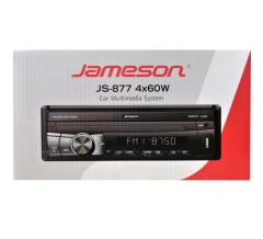 Jameson JS-877 Kamera 7'' Indash USB/SD/BT/AUX/Mirror Link/Kamera/Çıkma Ön Panel
