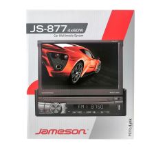 Jameson JS-877 Kamera 7'' Indash USB/SD/BT/AUX/Mirror Link/Kamera/Çıkma Ön Panel