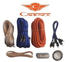 Cadence Profesyonel 8 Ga Kalın Kablo Oto Amfi Montaj Kablo Seti