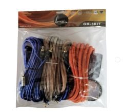 Cadence Profesyonel 8 Ga Kalın Kablo Oto Amfi Montaj Kablo Seti