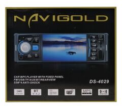 Navigold DS-4029 Ekranlı Oto Teyp MP5 Çalar FM/USB/TF/AUX/BT/Geri Görüş Kameralı