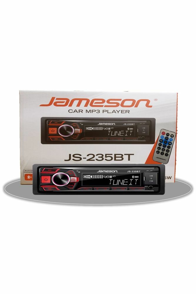 Js-235bt Çift Usb Charge/bluetooth/aux/hafıza Kartı/lcd Ekran Uyumlu Çift Anfi Çıkışlı Oto Teyp