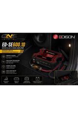 Edison ED-SE600.1D Micro Class D Mono Amfi 400W RMS Hi-Level Giriş Bass Kontrol Dahil