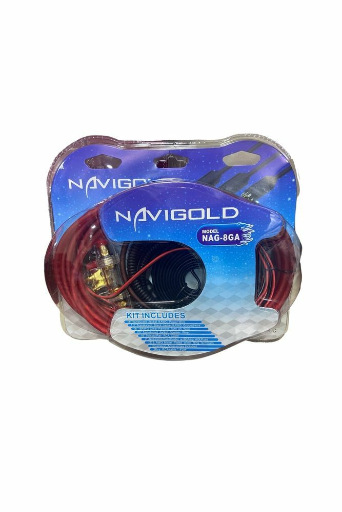 Nag-8ga 8ga Profesyonel Set Kablo 8 Ga Kalın Kaliteli Profesyonel Full + Full Anfi Set Kablo