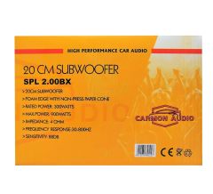 20cm Subwoofer Spl 2.00bx 900watts