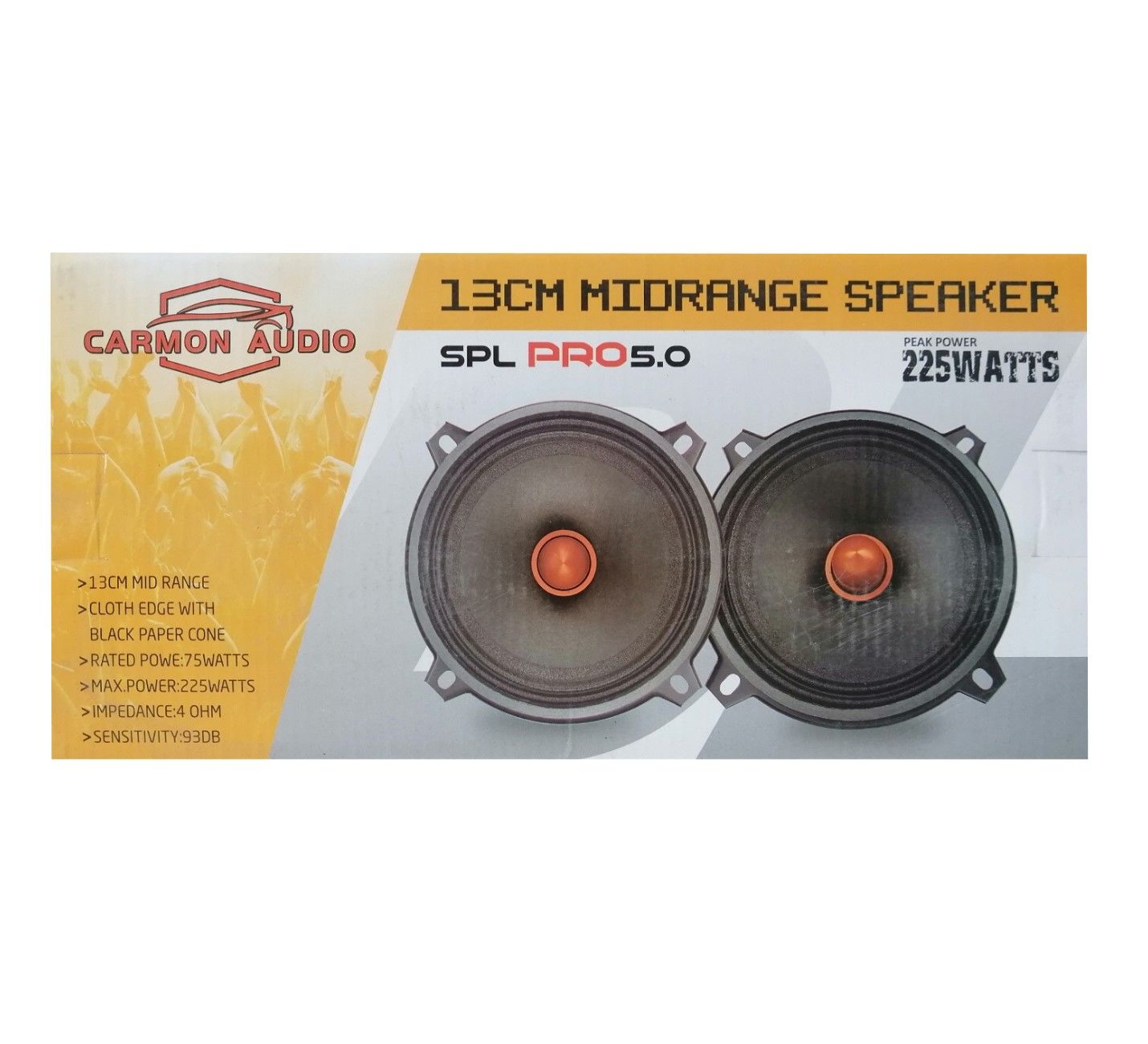 Carmon Audio SPL PRO 5.0 13 cm Midrange Hoparlör