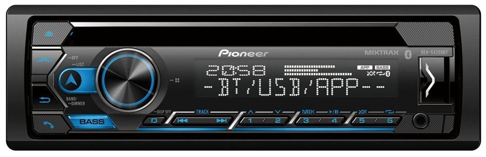 Pioneer DEH-S4250BT USB Bluetooth Cd Oto Teyp 4 X 50 Watt  Çift Amfi Çıkışlı