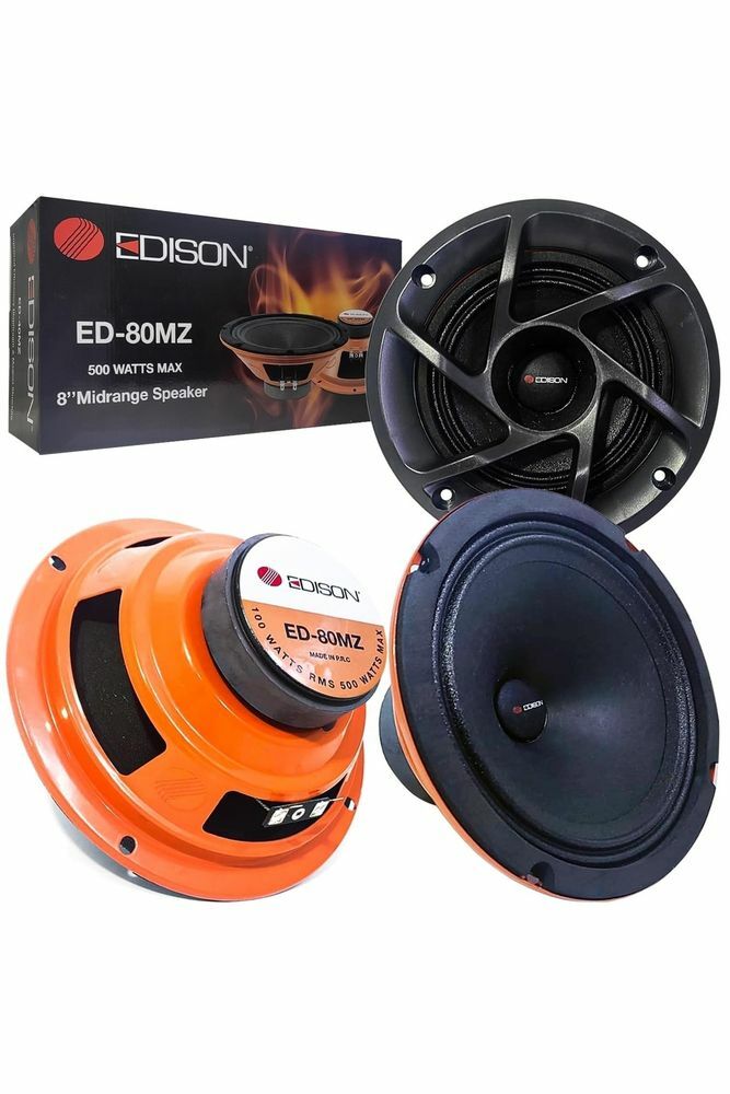 Oto Mıdrange 20cm 500w Kapaklı 2 Adet Ed-80mz