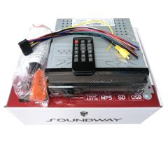 Sondway SW-9033 7 Inch Indash Teyp Bluetooth USB SD Mirror Link Kumanda