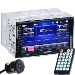 Jameson JS-345BT Double Teyp 7 Inch 4x60w Mirrorlink BT/USB/SD/FM/AUX Geri Görüş Kamerası