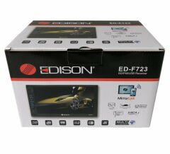 Edison ED-F723 Double Teyp 7 İnç/Carplay-Android Auto/Bluetooth USB SD/Ön-Arka Kamera Desteği/RCA