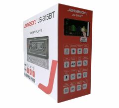Garaj Dünyası Jameson JS-315 BT Oto Teyp Çift Anfi Çıkış/4*60W/Telefondan Kontrol/USB/BT/SD/AUX