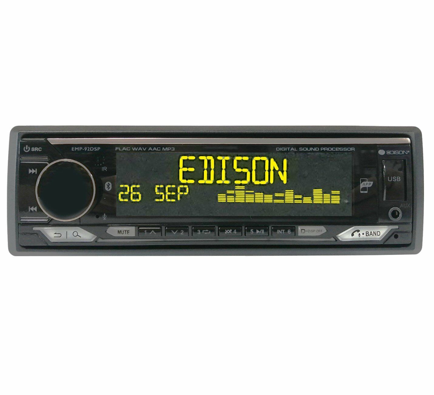 Edison EMP-92 DSP Oto Teyp 3 Anfi Çıkışlı DSP İşlemcili Telefon Kontrollü USB/BT /AUX